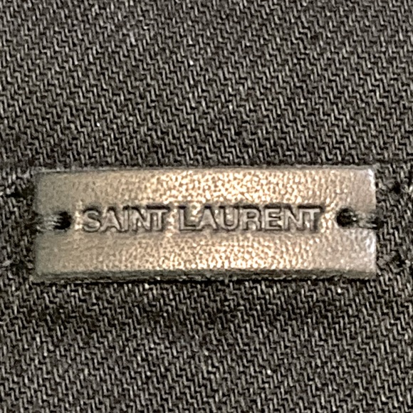 NWT Men’s Saint Laurent Paris Black Slim Fit Low Rise Jean D02-M/SK-LW - Sz 30 - Picture 7 of 12